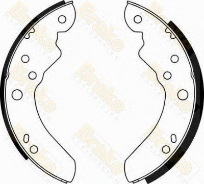 BRAKE ENGINEERING sh2141 -  Комплект тормозных колодок